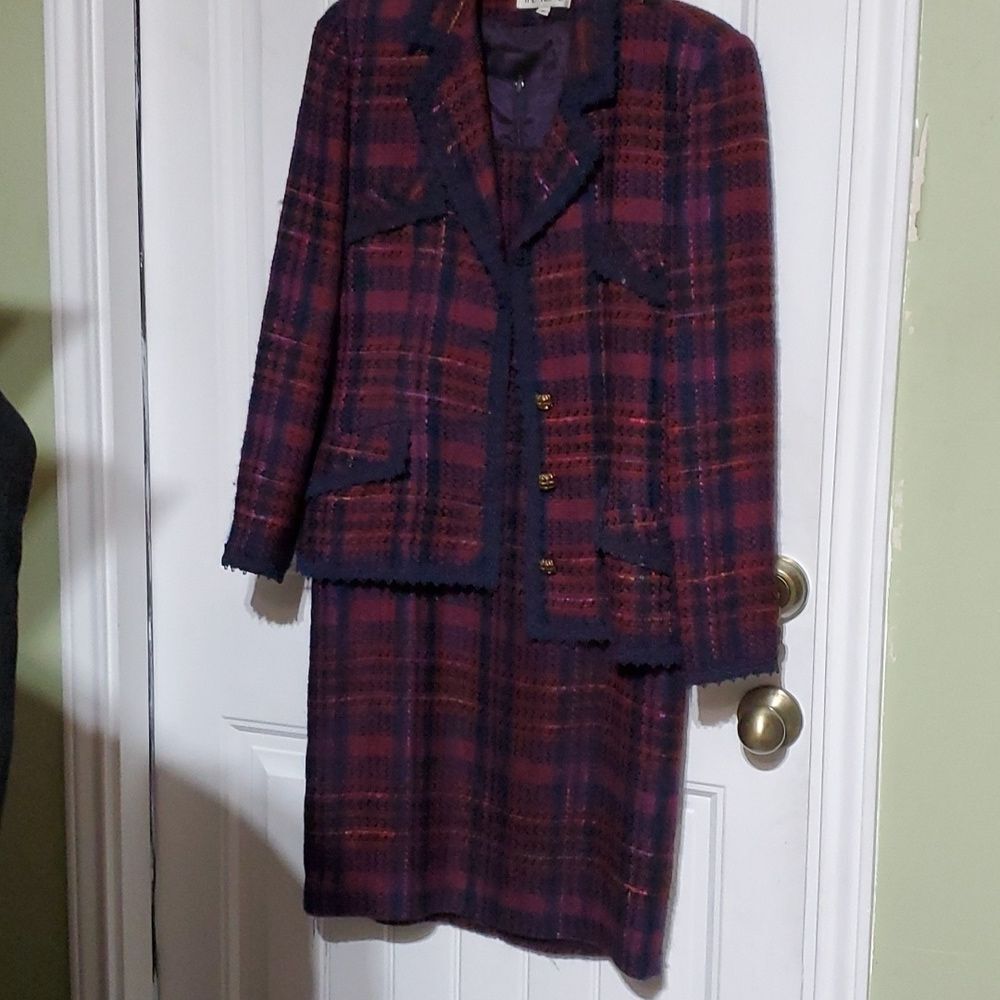 The Icing Size 6vTweed Dress Suit Made in USA - Picture 2 of 7